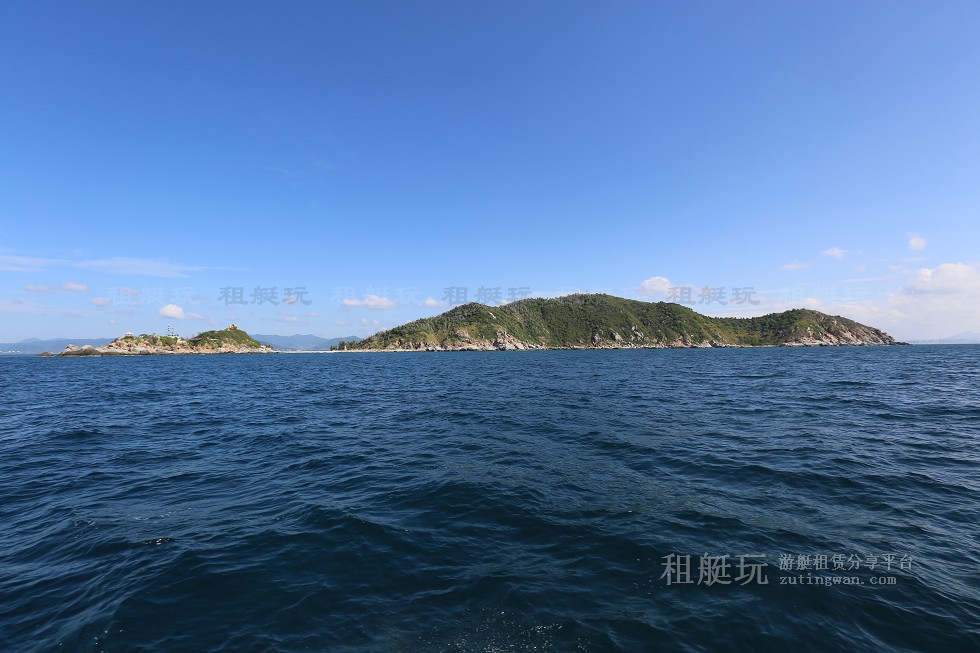 三亞旅游游艇租賃，三亞港至西島航線