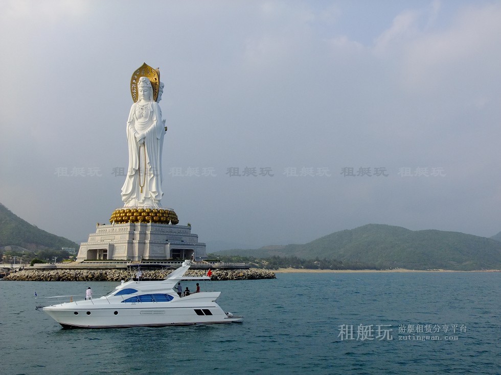 三亞旅游 游艇帆船租賃 三亞港-東/西島-南山海上觀音