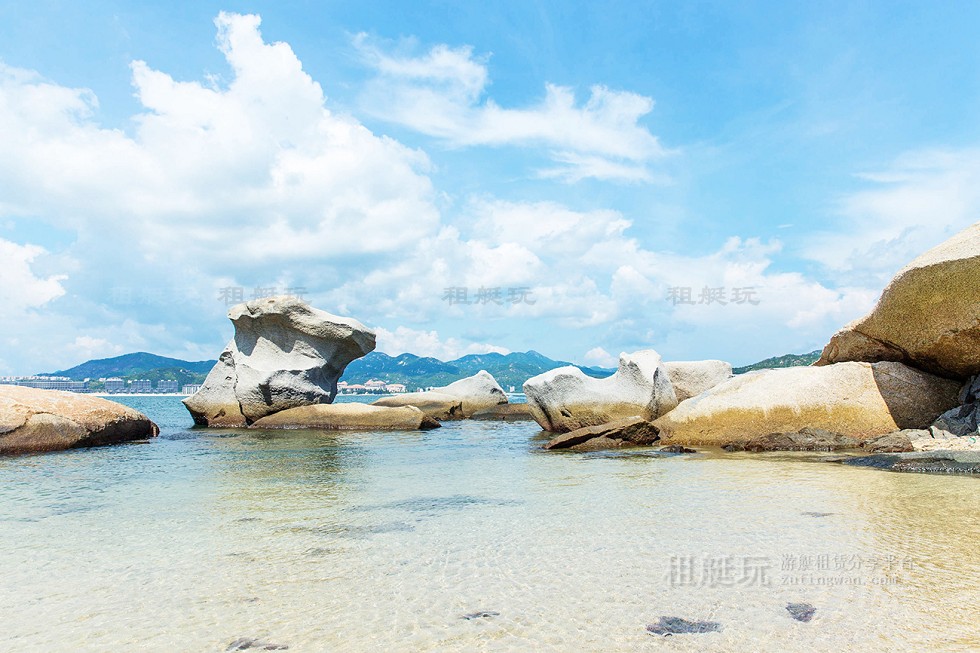 巽寮灣游艇碼頭→巽寮灣三角洲島→巽寮灣游艇碼頭