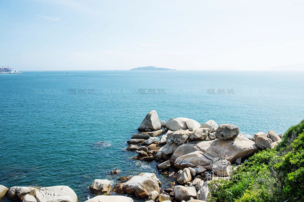 巽寮灣游艇碼頭→巽寮灣三角洲島→巽寮灣游艇碼頭